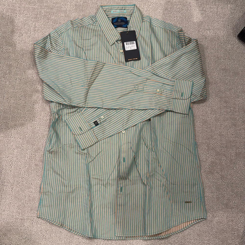 NWT men’s Scotch and Soda button down shirt